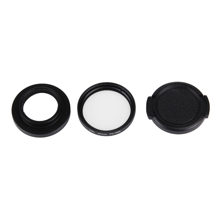JUNESTAR for Xiaomi Xiaoyi Yi II 4K Sport Action Camera Proffesional 37mm CPL Filter + Lens Protective Cap - Lens Filter by JSR | Online Shopping South Africa | PMC TechLife | Buy Now Pay Later Mobicred