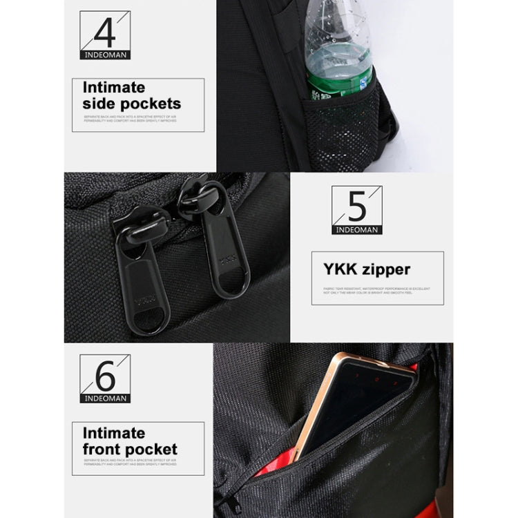 INDEPMAN DL-B012 Portable Outdoor Sports Backpack Camera Bag for GoPro, SJCAM, Nikon, Canon, Xiaomi Xiaoyi YI, Size: 27.5 * 12.5 * 34 cm(Red) - free shipping - PMC TechLife - Order now!