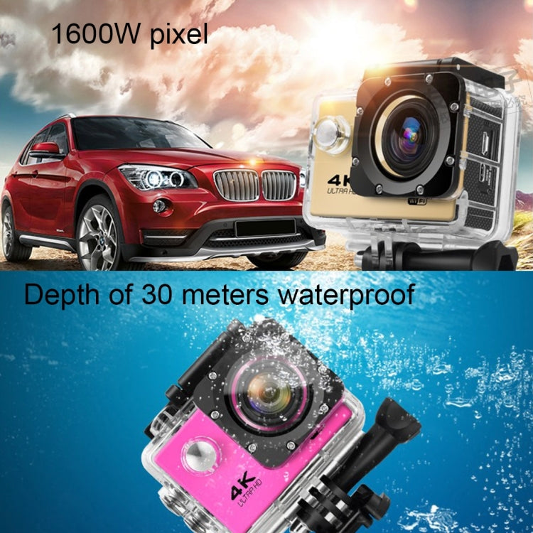 F60 2.0 inch Screen 170 Degrees Wide Angle WiFi Sport Action Camera Camcorder with Waterproof Housing Case, Support 64GB Micro SD Card(Black) - Sports Camera by PMC TechLife | Online Shopping South Africa | PMC TechLife | Buy Now Pay Later Mobicred