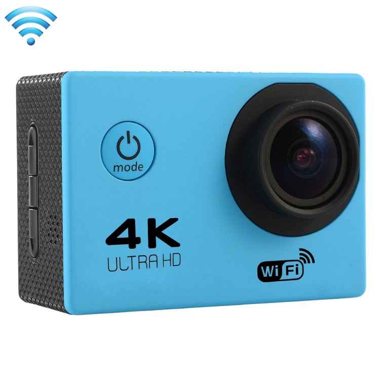 F60 2.0 inch Screen 170 Degrees Wide Angle WiFi Sport Action Camera Camcorder with Waterproof Housing Case, Support 64GB Micro SD Card(Blue) - Other Camera by PMC Jewellery | Online Shopping South Africa | PMC Jewellery | Buy Now Pay Later Mobicred