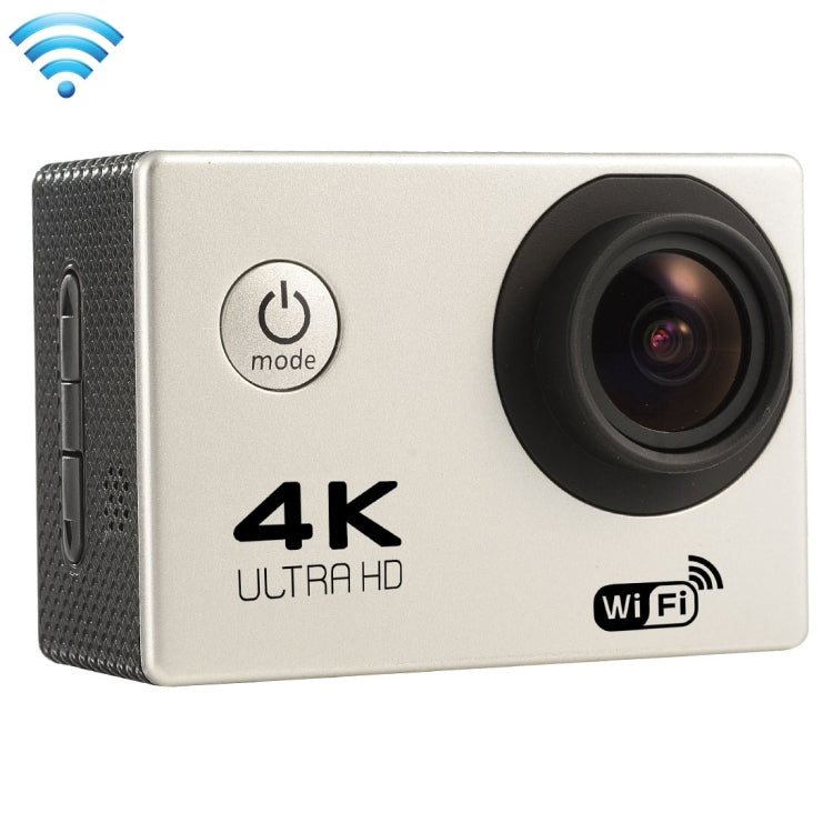 F60 2.0 inch Screen 170 Degrees Wide Angle WiFi Sport Action Camera Camcorder with Waterproof Housing Case, Support 64GB Micro SD Card(Silver) - Sports Camera by PMC TechLife | Online Shopping South Africa | PMC TechLife | Buy Now Pay Later Mobicred