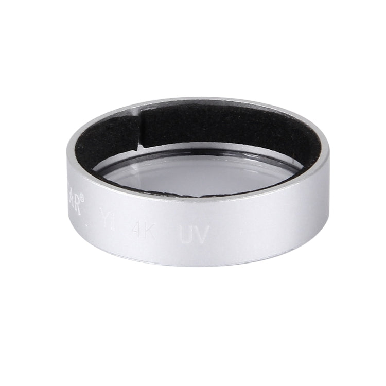 JUNESTAR for Xiaomi Xiaoyi Yi II 4K Sport Action Camera Proffesional UV Filter(Silver) - Lens Filter by JSR | Online Shopping South Africa | PMC TechLife | Buy Now Pay Later Mobicred