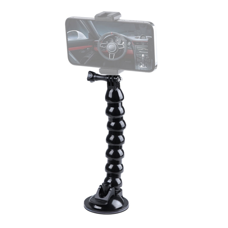 Extended Suction Cup Jaws Flex Clamp Mount(Black) - Holder by PMC Jewellery | Online Shopping South Africa | PMC Jewellery | Buy Now Pay Later Mobicred