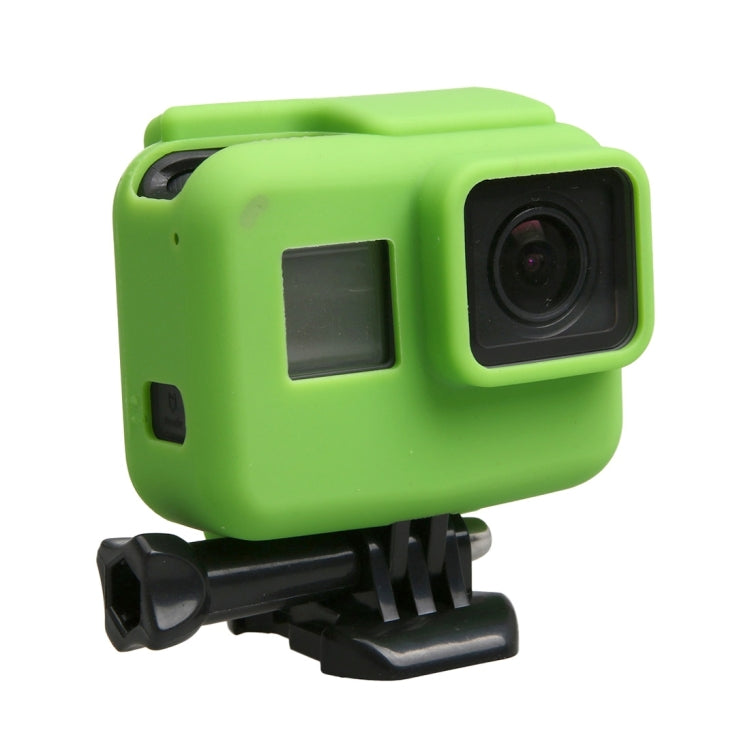 Original for GoPro HERO5 Silicone Border Frame Mount Housing Protective Case Cover Shell(Green) - Silicone Cases by PMC TechLife | Online Shopping South Africa | PMC TechLife | Buy Now Pay Later Mobicred