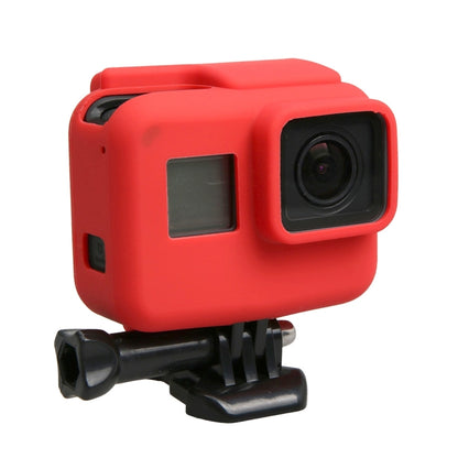 Original for GoPro HERO5 Silicone Border Frame Mount Housing Protective Case Cover Shell(Red) - Silicone Cases by PMC Jewellery | Online Shopping South Africa | PMC Jewellery | Buy Now Pay Later Mobicred