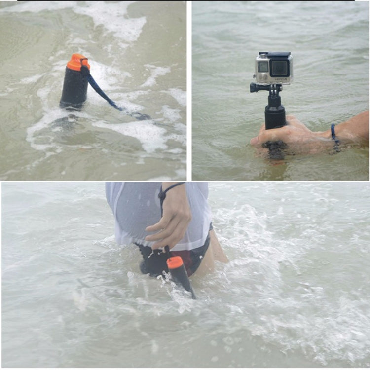 TMC HR391 Shutter Trigger Floating Hand Grip / Diving Surfing Buoyancy Stick with Adjustable Anti-lost Hand Strap for GoPro HERO4 /3+ /3, Xiaomi Xiaoyi Sport Camera(Orange) - Floating Grip & Ball by TMC | Online Shopping South Africa | PMC Jewellery | Buy Now Pay Later Mobicred