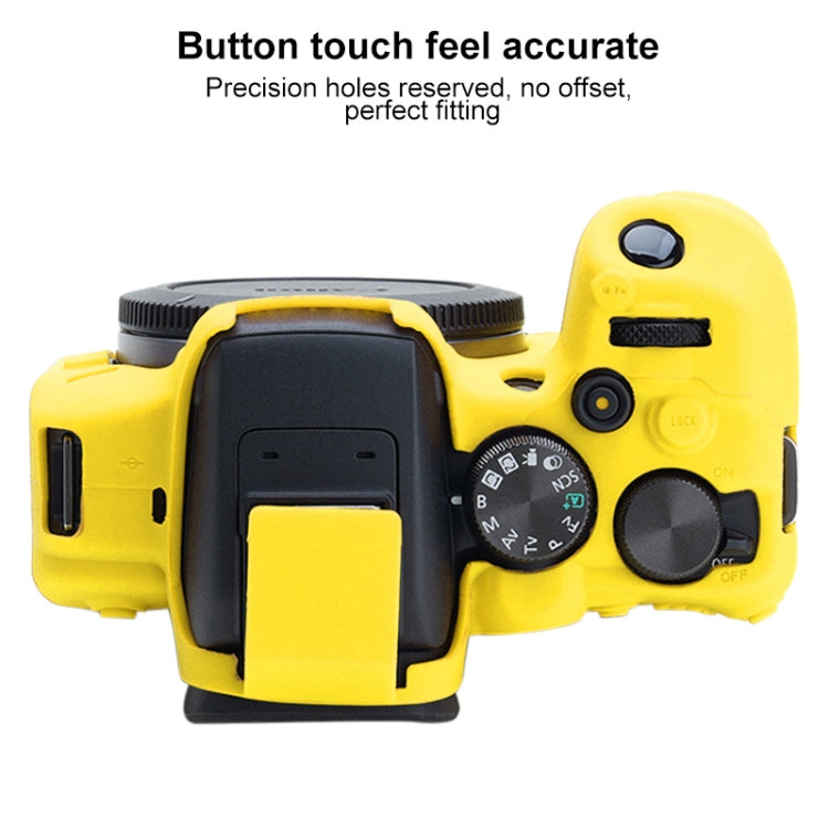 For Canon EOS R10 Soft Silicone Protective Case (Yellow) - Protective Case by PMC Jewellery | Online Shopping South Africa | PMC Jewellery