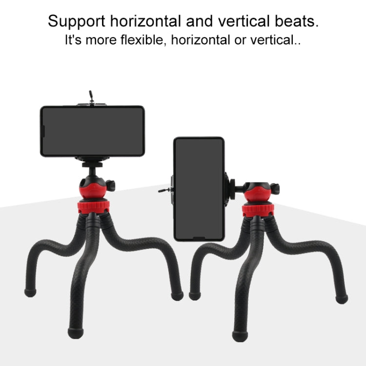Mini Octopus Flexible Tripod Holder with Phone Clamp for iPhone, Galaxy, Huawei, GoPro, Insta360, DJI and Other Action Cameras - free shipping - PMC TechLife - Order now!
