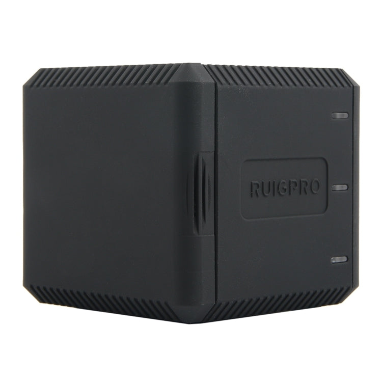 RUIGPRO USB Triple Batteries Housing Charger Box with USB Cable & LED Indicator Light for GoPro HERO6 /5(Black) - Charger by RUIGPRO | Online Shopping South Africa | PMC TechLife | Buy Now Pay Later Mobicred