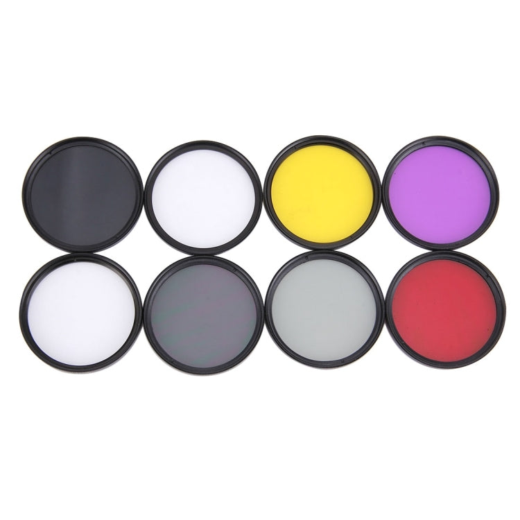JUNESTAR 11 in 1 Proffesional 52mm Lens Filter(CPL + UV + ND8 + ND4 + ND2 + Star 8 + Red + Yellow + FLD / Purple) & Waterproof Housing Case Adapter Ring & Lens Protective Cap for GoPro HERO4 / 3+ / 3 & Xiaomi Xiaoyi Yi I / II 4K Sport Action Camera - Lens Filter by JSR | Online Shopping South Africa | PMC TechLife | Buy Now Pay Later Mobicred