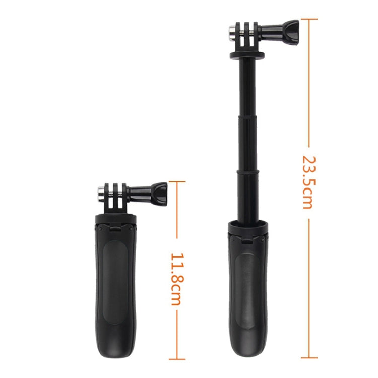 GP446 Multifunctional Mini Fixed Tripod for GoPro, Insta360, DJI and Other Action Cameras(Grey) - Holder by PMC TechLife | Online Shopping South Africa | PMC TechLife | Buy Now Pay Later Mobicred