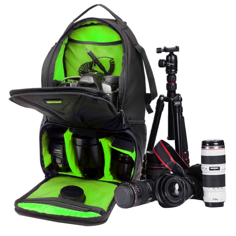 INDEPMAN DL-B016 Portable Waterproof Scratch-proof Outdoor Sports Sling Shoulder Bag Camera Bag Phone Tablet Bag for GoPro, SJCAM, Nikon, Canon, Xiaomi Xiaoyi YI, iPad, Apple, Samsung, Huawei, Size: 25.5 * 19 * 44 cm(Green) - free shipping - PMC TechLife - Order now!