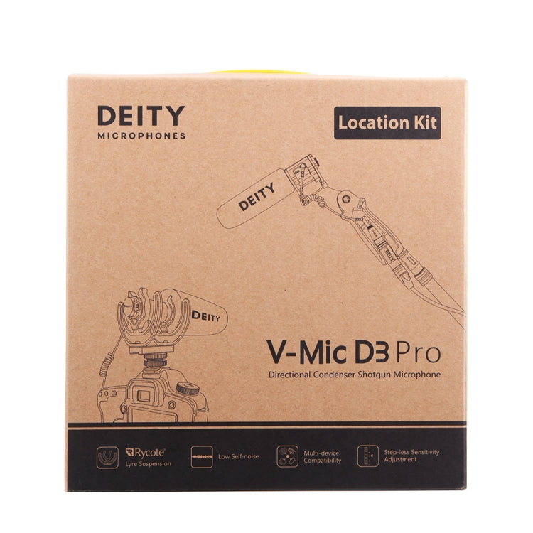 Deity V-Mic D3 Pro Kit Directional Condenser Shotgun Microphone with Shock Mount with Handle (Black) - free shipping - PMc TechLife - Order now!
