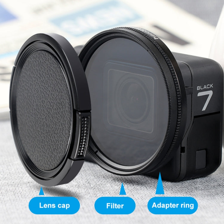 RUIGPRO for GoPro HERO 7/6 /5 Professional 52mm ND4 Lens Filter with Filter Adapter Ring & Lens Cap - Lens Filter by RUIGPRO | Online Shopping South Africa | PMC Jewellery | Buy Now Pay Later Mobicred