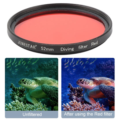 RUIGPRO for GoPro HERO 7/6 /5 Professional 52mm Red Color Lens Filter with Filter Adapter Ring & Lens Cap - Lens Filter by RUIGPRO | Online Shopping South Africa | PMC Jewellery | Buy Now Pay Later Mobicred