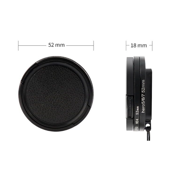 RUIGPRO for GoPro HERO 7/6 /5 Professional 52mm 8X Star Effect Lens Filter with Filter Adapter Ring & Lens Cap - Lens Filter by RUIGPRO | Online Shopping South Africa | PMC TechLife | Buy Now Pay Later Mobicred