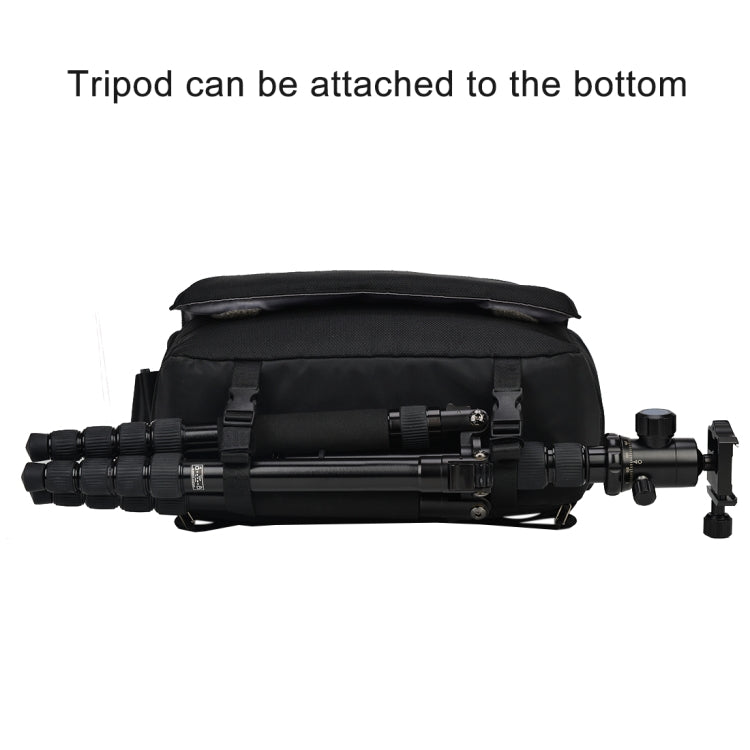 CADeN K12 Portable Camera Bag Case Shoulder Messenger Bag with Tripod Holder for Nikon, Canon, Sony, DSLR / SLR Cameras - free shipping - PMC TechLife - Order now!