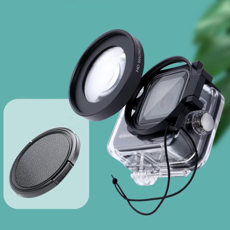 RUIGPRO for GoPro HERO8 Professional 58mm 16X Macro Lens Dive Housing Filter + Dive Housing Waterproof Case with Filter Adapter Ring & Lens Cap - free shipping - PMC TechLife - Order now!