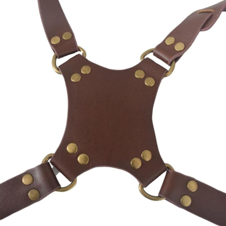 Quick Release Anti-Slip Dual Shoulder Leather Harness Camera Strap with Metal Hook for SLR / DSLR Cameras(Black) - Camera Strap by PMC TechLife | Online Shopping South Africa | PMC TechLife | Buy Now Pay Later Mobicred
