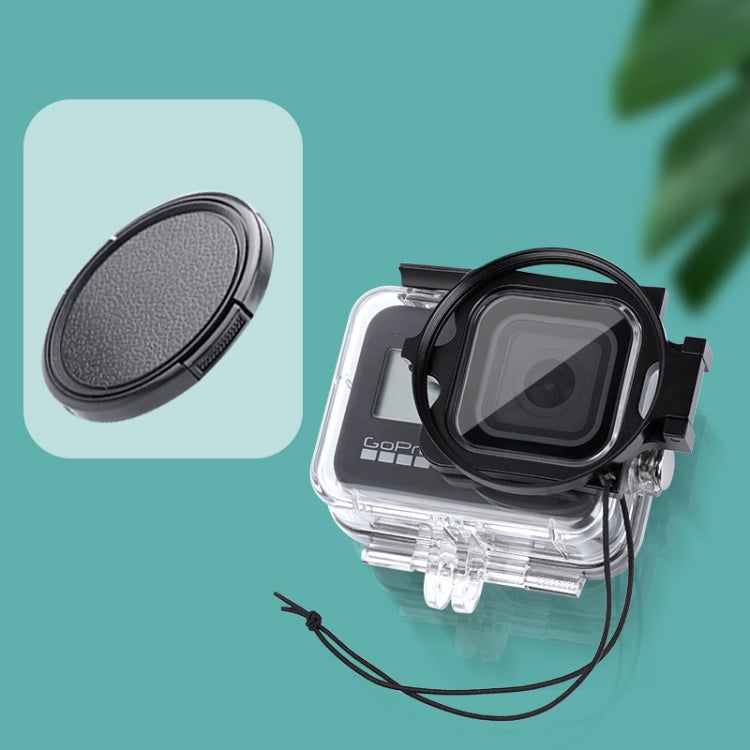 RUIGPRO for GoPro HERO8 58mm Filter Adapter Ring + Waterproof Case with Lens Cap - Waterproof Cases by RUIGPRO | Online Shopping South Africa | PMC Jewellery | Buy Now Pay Later Mobicred