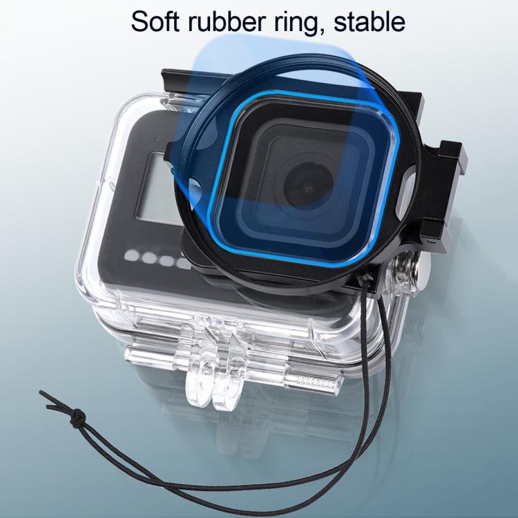 RUIGPRO for GoPro HERO8 58mm 16X Macro Lens + Red/Purple Diving Lens  Filter + Dive Housing Waterproof Case Kits with Filter Adapter Ring & Lens Cap - Lens Filter by RUIGPRO | Online Shopping South Africa | PMC TechLife | Buy Now Pay Later Mobicred