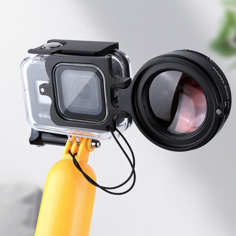RUIGPRO for GoPro HERO8 58mm 16X Macro Lens + Red/Purple Diving Lens  Filter + Dive Housing Waterproof Case Kits with Filter Adapter Ring & Lens Cap - Lens Filter by RUIGPRO | Online Shopping South Africa | PMC TechLife | Buy Now Pay Later Mobicred