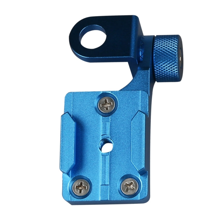 Motorcycle Rearview Mirror CNC Aluminum Alloy Stent Fixed Bracket Holder forGoPro Hero12 Black / Hero11 /10 /9 /8 /7 /6 /5, Insta360 Ace / Ace Pro, DJI Osmo Action 4 and Other Action Cameras(Blue) - Bicycle Handlebar Mount by PMC TechLife | Online Shopping South Africa | PMC TechLife | Buy Now Pay Later Mobicred