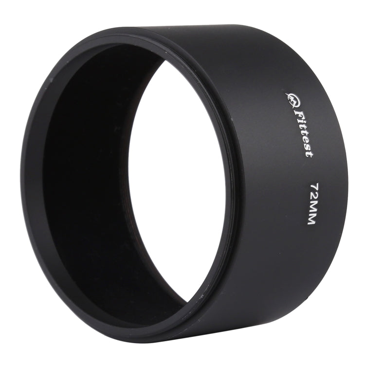 FITTEST 72mm Thread Type Straight Tube Full Metal Lens Hood Shade for Medium Telephoto Lens - free shipping - PMC TechLife - Order now!