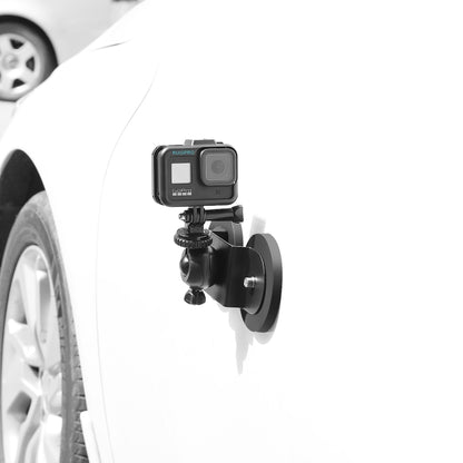 Car Suction Cup Mount Bracket for GoPro Hero11 Black / HERO10 Black / HERO9 Black / HERO8 Black /7 /6 /5 /5 Session /4 Session /4 /3+ /3 /2 /1, Xiaoyi and Other Action Cameras, Style: Single Suction Cup(Black) - Holder by PMC Jewellery | Online Shopping South Africa | PMC Jewellery | Buy Now Pay Later Mobicred