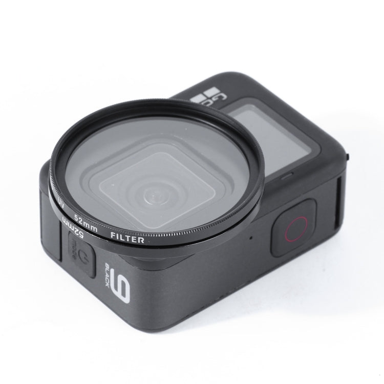 RUIGPRO for GoPro HERO10 Black / HERO9 Black Professional 52mm UV Lens Filter with Filter Adapter Ring & Lens Cap - free shipping - PMC TechLife - Order now!