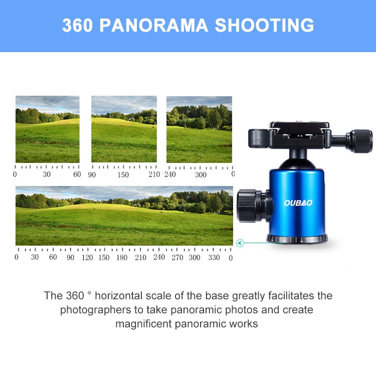 TRIOPO Oubao A-688 Adjustable Portable  Aluminum Alloy Tripod with Ball Head for SLR Camera - free shipping - PMC TechLife - Order now!