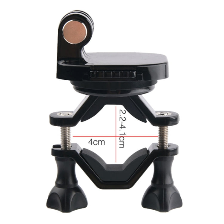 GP433 Bicycle Motorcycle Handlebar Mount for GoPro, Insta360, DJI and Other Action Cameras(Black) - Bicycle Handlebar Mount by PMC TechLife | Online Shopping South Africa | PMC TechLife | Buy Now Pay Later Mobicred