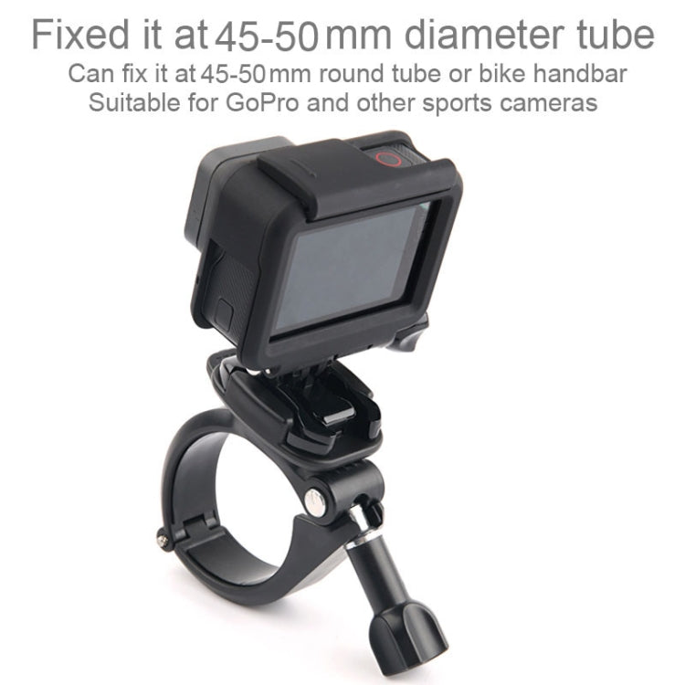 GP434 Large Size Bicycle Motorcycle Handlebar Fixing Mount for GoPro, Insta360, DJI and Other Action Cameras(Black) - Bicycle Handlebar Mount by PMC TechLife | Online Shopping South Africa | PMC TechLife | Buy Now Pay Later Mobicred