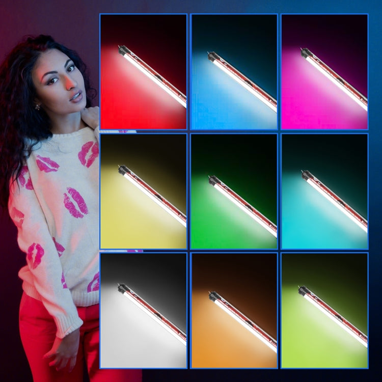 LUXCeO P7RGB Pro Colorful Photo LED Stick Video Light APP Control Adjustable Color Temperature Waterproof Handheld LED Fill Light with Remote Control - free shipping - PMC TechLife - Order now!