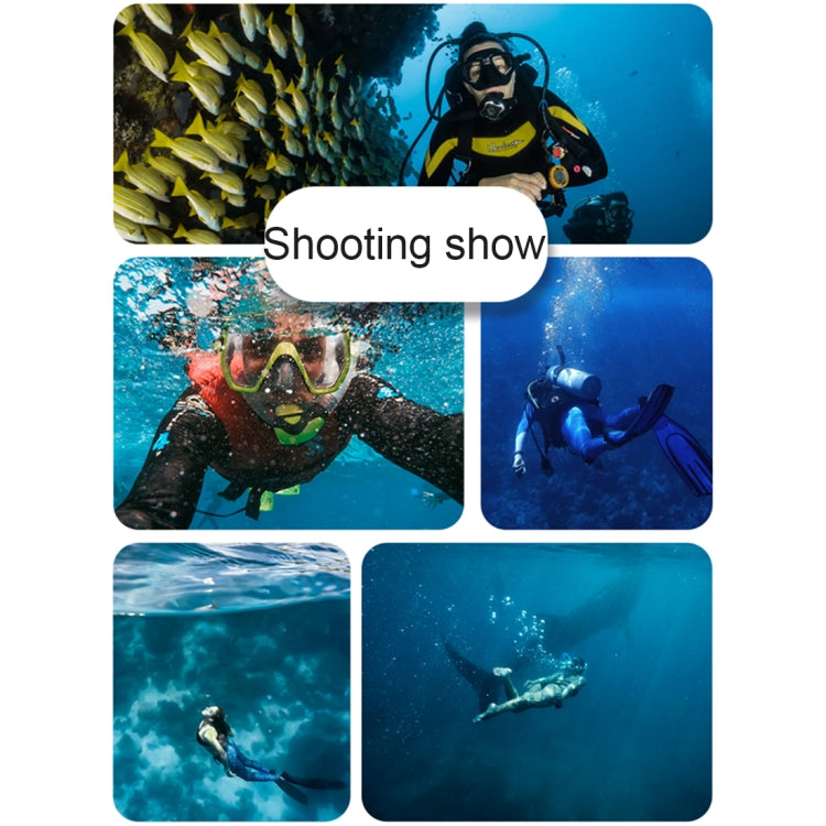 For GoPro HERO8 Black 45m Waterproof Housing Protective Case with Buckle Basic Mount & Screw & (Purple, Red, Pink) Filters & Floating Bobber Grip & Strap & Anti-Fog Inserts (Transparent) - Waterproof Cases by PMC TechLife | Online Shopping South Africa | PMC TechLife | Buy Now Pay Later Mobicred