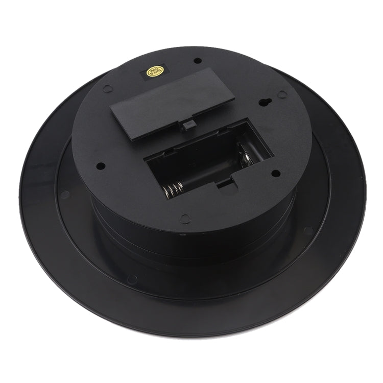 25cm 360 Degree Electric Rotating Mirror Surface Turntable Display Stand Video Shooting Props Turntable for Photography, Load 3kg, Powered by Battery(White + Black) - free shipping - PMc TechLife - Order now!