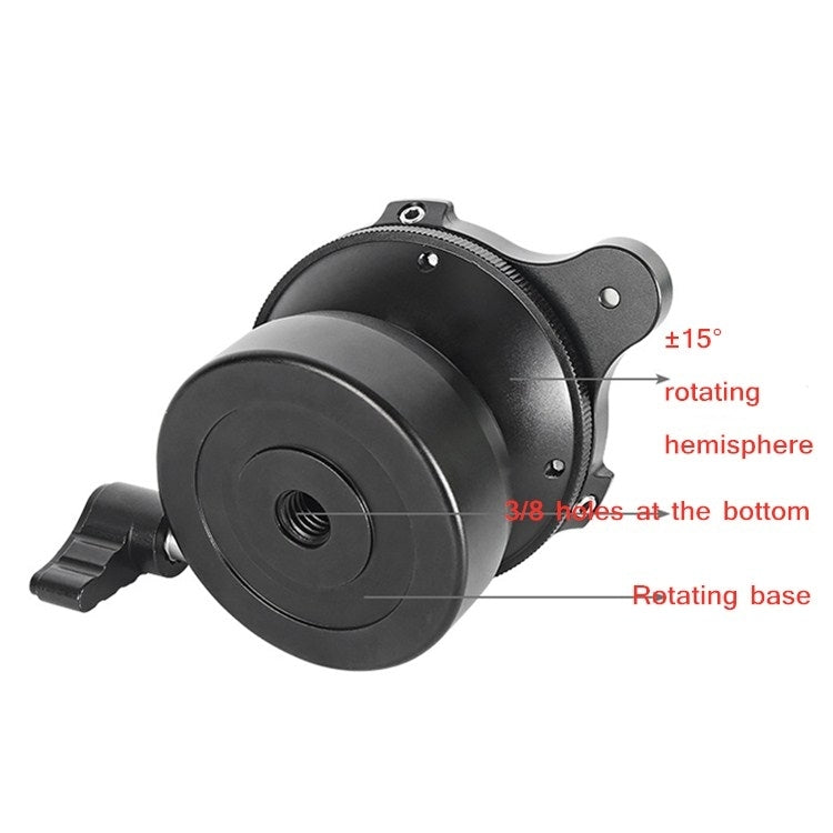 BEXIN DY-60N 3/8 inch Thread Dome Professional Tripod Leveling 360 Degree Panorama Head Base with Bubble Level & 3/8 inch Screw Adapter - free shipping - PMC TechLife - Order now!