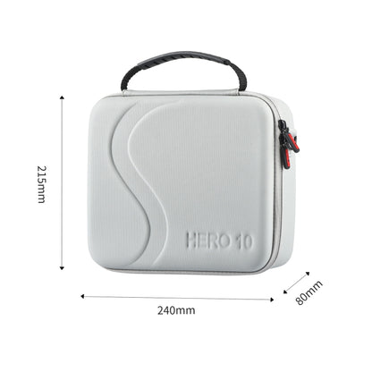 STARTRC Portable Shockproof Waterproof PU Case for GoPro Hero11 Black / HERO10 Black / HERO9 Black (Grey) - Carry Cases by STARTRC | Online Shopping South Africa | PMC Jewellery | Buy Now Pay Later Mobicred