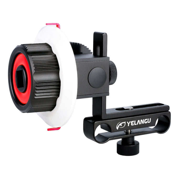 YELANGU F0 Camera Follow Focus with Gear Ring Belt for Canon / Nikon / Video Cameras / DSLR Cameras (Red) - free shipping - PMC TechLife - Order now!
