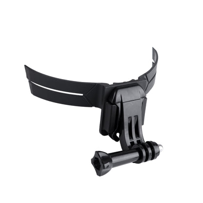 Helmet Mount with J-Hook Buckle  for GoPro Hero12 Black / Hero11 /10 /9 /8 /7 /6 /5, Insta360 Ace / Ace Pro, DJI Osmo Action 4 and Other Action Cameras (Black) - Helmet Mount by PMC Jewellery | Online Shopping South Africa | PMC Jewellery | Buy Now Pay Later Mobicred