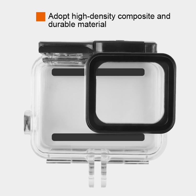 45m Waterproof Housing Protective Case + Touch Screen Back Cover for GoPro NEW HERO /HERO6 /5, with Buckle Basic Mount & Screw & (Purple, Red, Pink) Filters, No Need to Remove Lens (Transparent) - Waterproof Cases by PMC TechLife | Online Shopping South Africa | PMC TechLife | Buy Now Pay Later Mobicred
