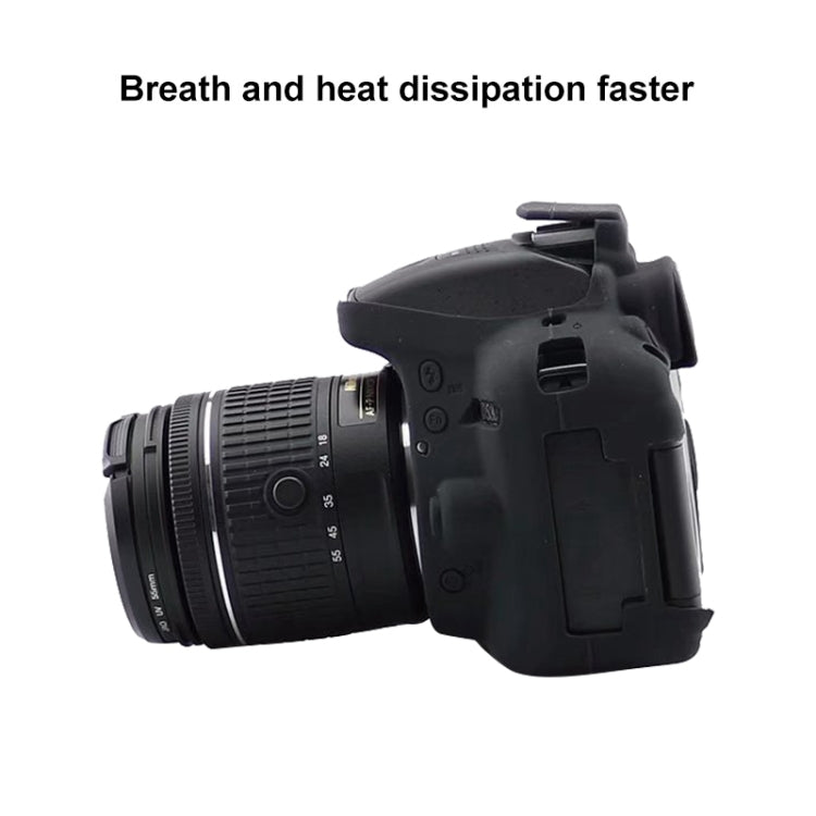 Soft Silicone Protective Case for Nikon D5300(Yellow) - Protective Case by PMC TechLife | Online Shopping South Africa | PMC TechLife | Buy Now Pay Later Mobicred