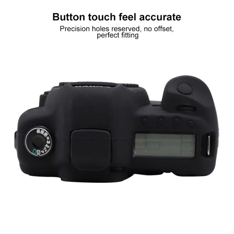 For Canon EOS 5D Mark II Soft Silicone Protective Case(Yellow) - Protective Case by PMC TechLife | Online Shopping South Africa | PMC TechLife | Buy Now Pay Later Mobicred