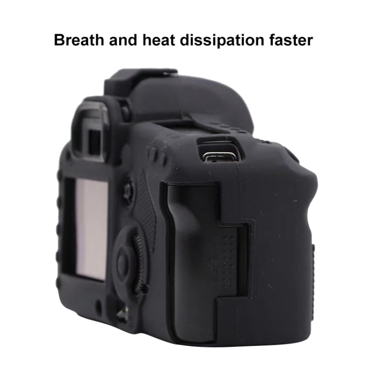For Canon EOS 5D Mark II Soft Silicone Protective Case(Yellow) - Protective Case by PMC TechLife | Online Shopping South Africa | PMC TechLife | Buy Now Pay Later Mobicred
