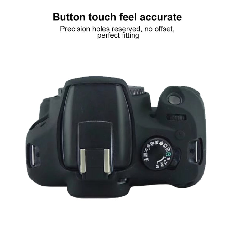 Soft Silicone Protective Case for Canon EOS 2000D (Yellow) - Protective Case by PMC TechLife | Online Shopping South Africa | PMC TechLife | Buy Now Pay Later Mobicred