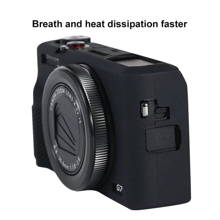 For Canon PowerShot G7 X Mark III / G7X III / G7X3 Soft Silicone Protective Case(Rose Red) - free shipping - PMC TechLife - Order now!
