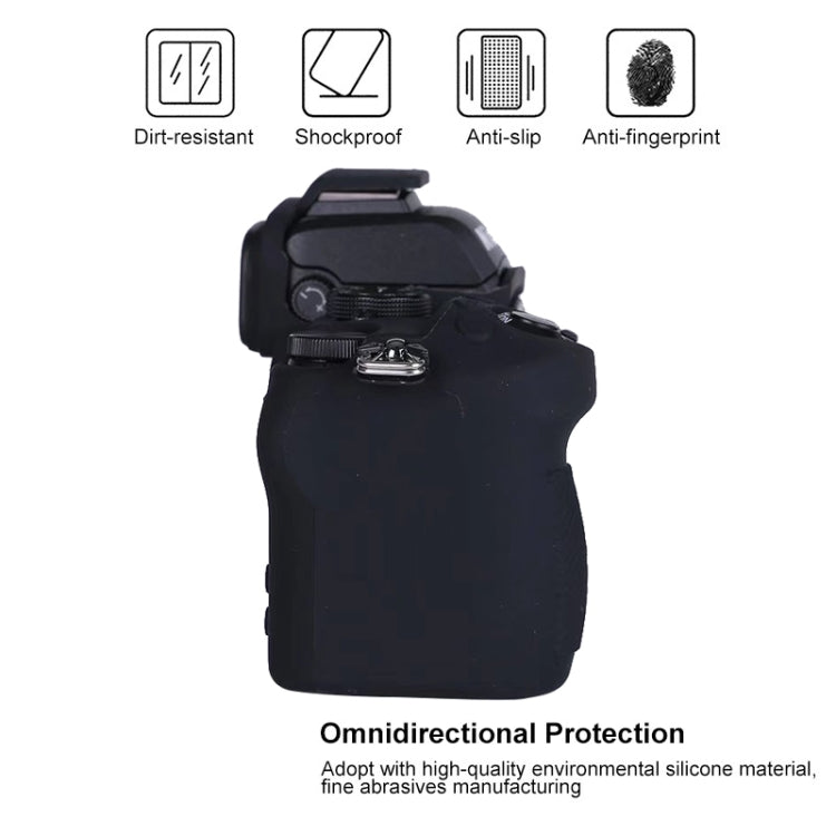 Soft Silicone Protective Case for Nikon Z50 (Yellow) - Protective Case by PMC TechLife | Online Shopping South Africa | PMC TechLife | Buy Now Pay Later Mobicred