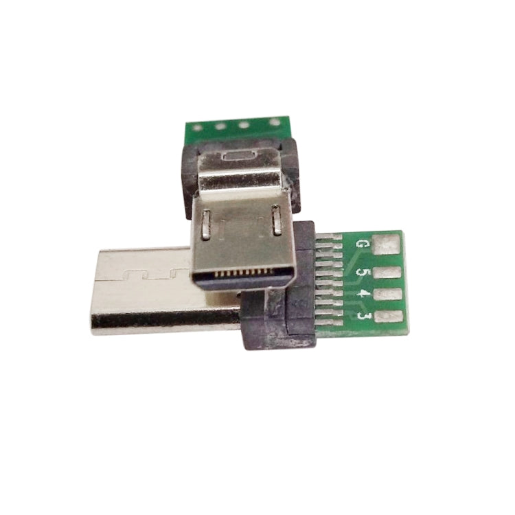 10 PCS 15-Pin USB PCB Connector Micro USB Plug Adapter for Sony Camera Data Cable -  by PMC TechLife | Online Shopping South Africa | PMC TechLife | Buy Now Pay Later Mobicred