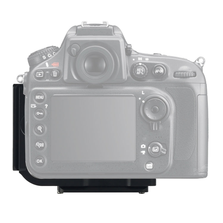 Vertical Shoot Quick Release L Plate Bracket Base Holder for Nikon D800 / D800E / D810(Black) - free shipping - PMC TechLife - Order now!