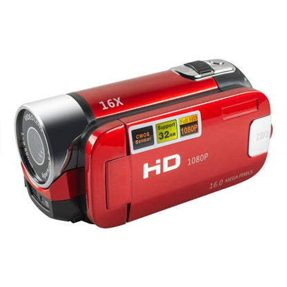 16X Digital Zoom HD 16 Million Pixel Home Travel DV Camera, AU Plug (Red) - Video Cameras by PMC Jewellery | Online Shopping South Africa | PMC Jewellery | Buy Now Pay Later Mobicred